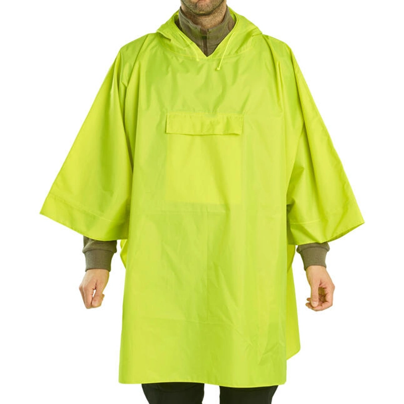 Waterproof Breathable Poncho Rain Ponchos for Women and Men with Drawstring Hood for Adults