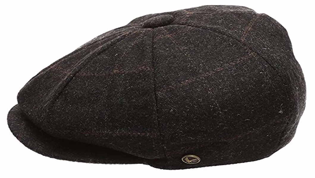 Custom Classic 8 Panel Wool Blend Newsboy Snap Brim Collection Beret Formal Hat All Matching Beret