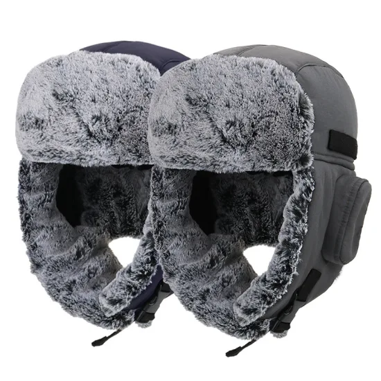 Baby Winter Uschanka Earflap Trooper Mode Hut Kappe Wildleder Stoff Russische Trapper Hüte Säugling Jungen Mädchen Beanie Hut