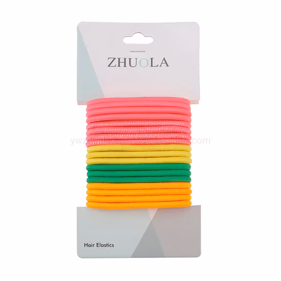 Buntes elastisches Gummi-Haarband im Großhandel